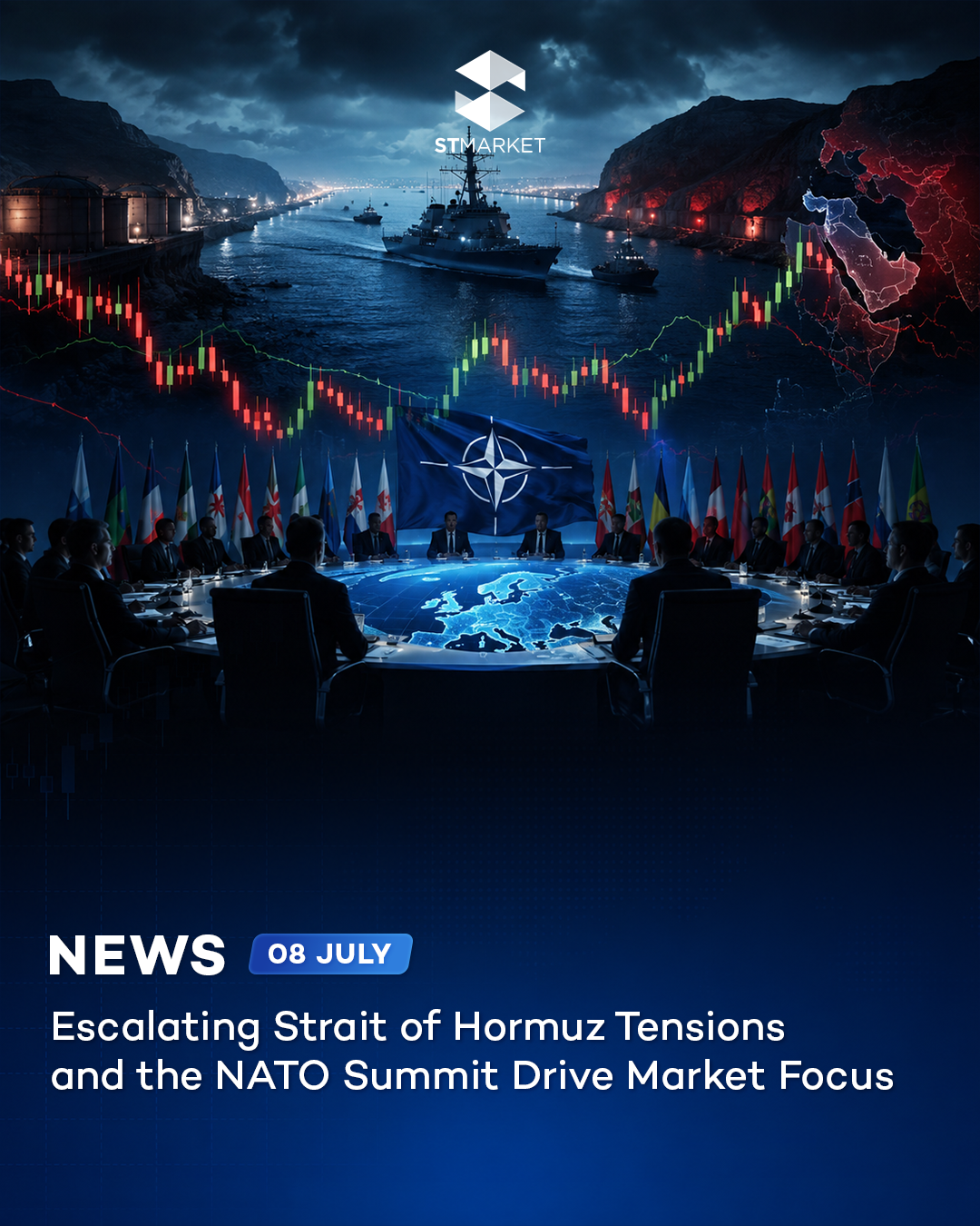 Market Daily Dose: Escalating Strait of Hormuz Tensions and the NATO Summit Drive Market Focus