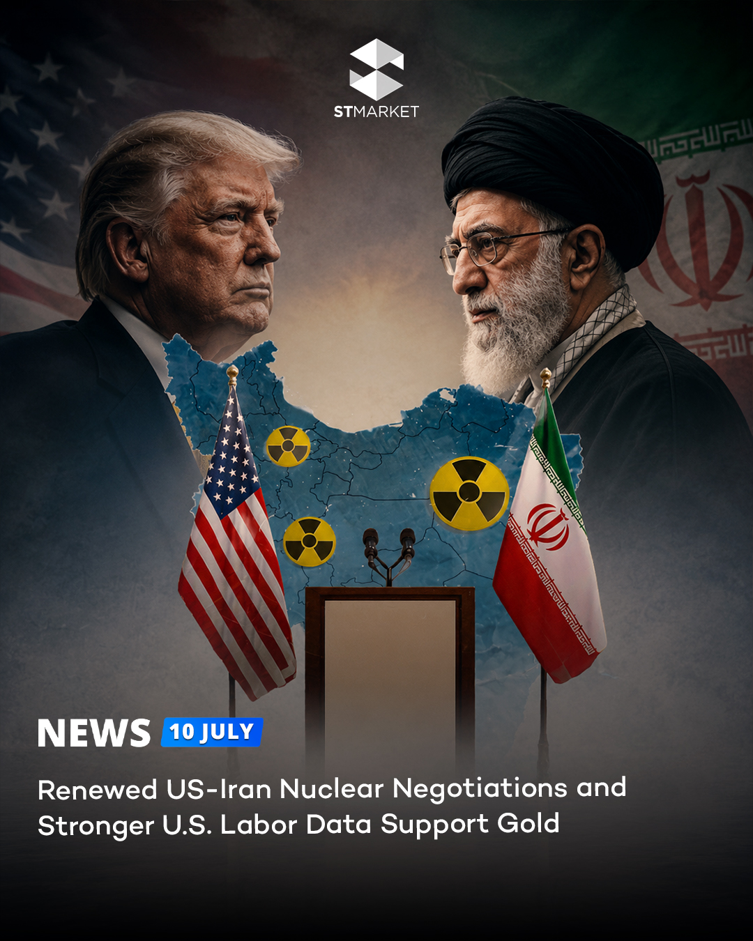 Market Daily Dose: Renewed US-Iran Nuclear Negotiations and Stronger U.S. Labor Data Support Gold