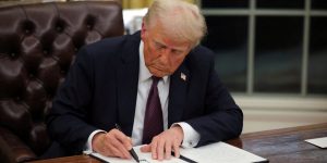 President Donald Trump signs bill to officially reopen the government, ending the Democrat Shutdown